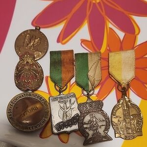 Vintage Medal and Pin Collection